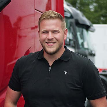 contact met Jelle van den Berg, Sales Engineer bij BAS Truck Center