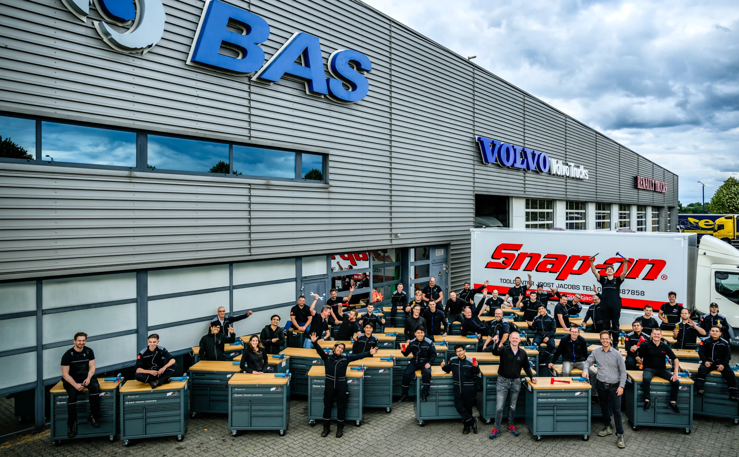 Nieuwe Snap-On gereedschapskisten voor BAS Truck Center Veghel